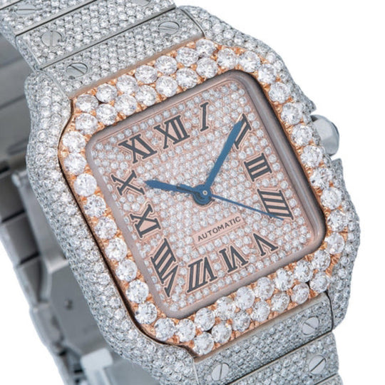Nova Moissanite Watch | 16c | 14k Rose Gold | D-Color Stone