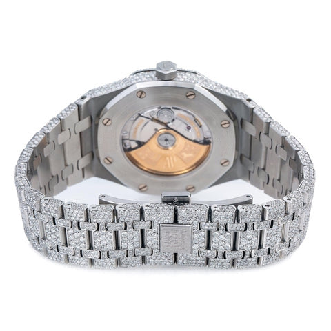 Iceborn Moissanite Watch | 16c | 14k White Gold | D-Color Stone