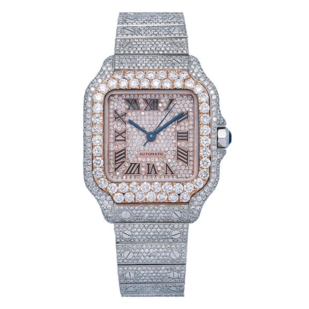 Nova Moissanite Watch | 16c | 14k Rose Gold | D-Color Stone