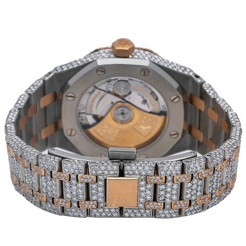 Iceborn Moissanite Watch | 16c | 14k White & Rose Gold | D-Color Stone