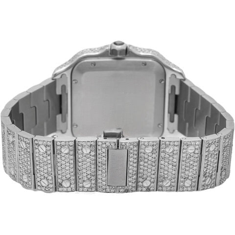 Nova Moissanite Watch | 16c | 14k White Gold | D-Color Stone