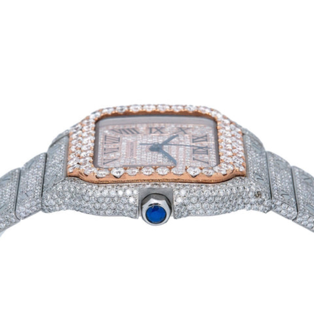 Nova Moissanite Watch | 16c | 14k Rose Gold | D-Color Stone