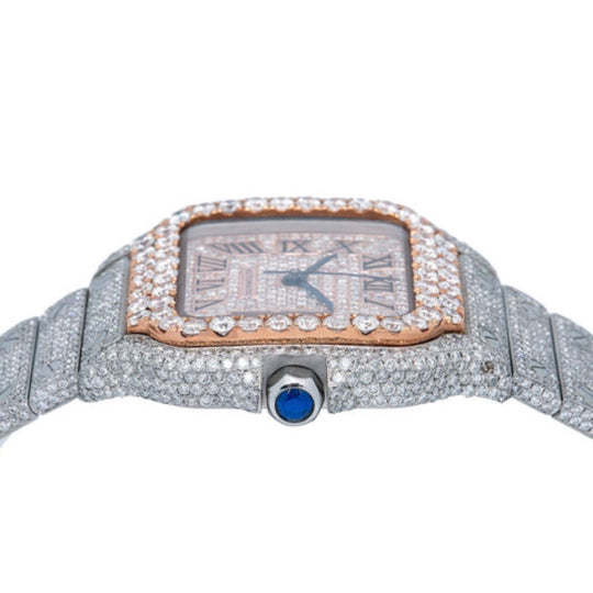 Nova Moissanite Watch | 16c | 14k Rose Gold | D-Color Stone