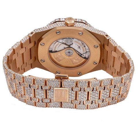 Iceborn Moissanite Watch | 16c | 14k Rose Gold | D-Color Stone